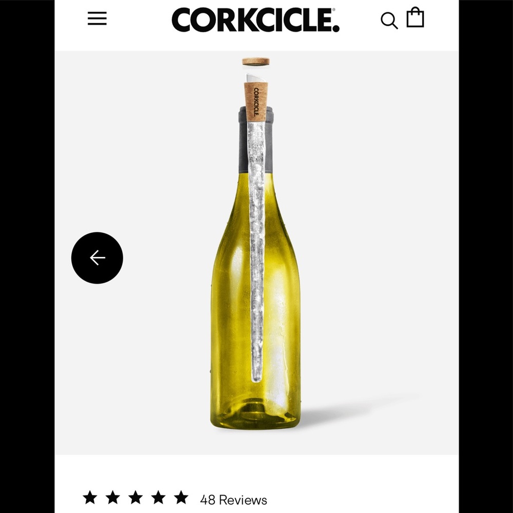 New, never used Corkcicle Perfect for Chilled Wine